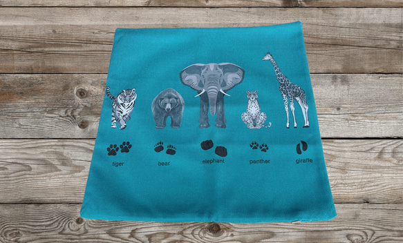 森林坐墊 2025 動物與腳印設計 - 檜木香味 - 第6張的照片