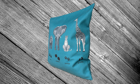 森林坐墊 2025 動物與腳印設計 - 檜木香味 - 第4張的照片