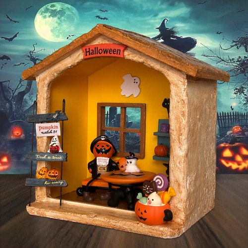 McDonald's ミニチュアハウス LED付きミニドールハウスキット、DIYミニチュアハウス、フルーツ