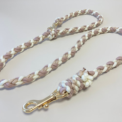 6本編み パラコードリード カフェリード パラコード ベージュゴールド