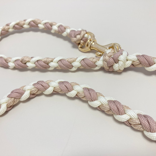 6本編み パラコードリード カフェリード パラコード ベージュゴールド