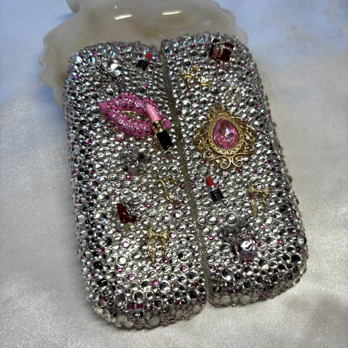 キラキラ✨ピンク×ゴールド 平成 Y2K ギャル デコ iQOSイルマiケース