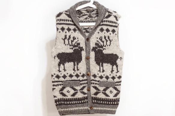 【最終値下げ】Y's ワイズ　ケーブル編みベスト 純毛手編みベスト、ボヘミアン風かぎ針編みベスト、ニットコート