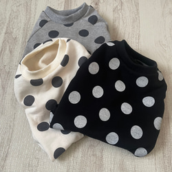 犬服！選べる3色⚫️ドット柄タンク⭐︎XS.S.M.DXS.DS.DM 6枚目の画像