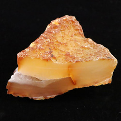 島根県 花仙山 めのう 瑪瑙 63mm原石 ディレクトリーカード付 92.4g