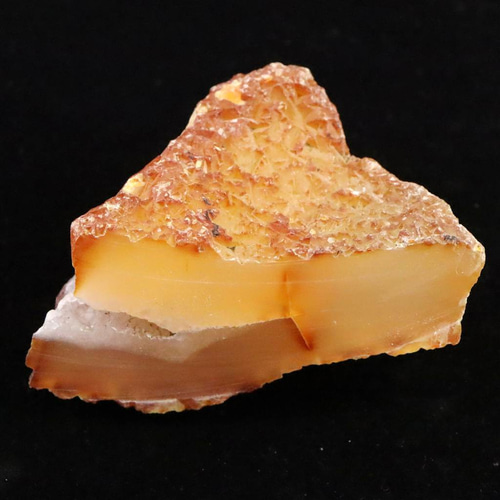 花石絵（原石メノウ他） 北海道 花石産 メノウ 瑪瑙 非加熱 38mmティアドロップ ルース 3.7g