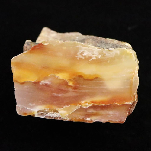 島根県 花仙山 めのう 瑪瑙 40mm原石 ディレクトリーカード付 65.2g