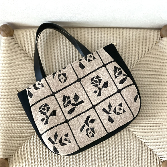 ⚮̈ミナペルホネン もっとかくれんぼトート Lulu beige（large