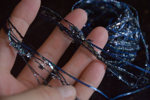 引き揃え糸　宇宙　nijiyarn 3枚目の画像