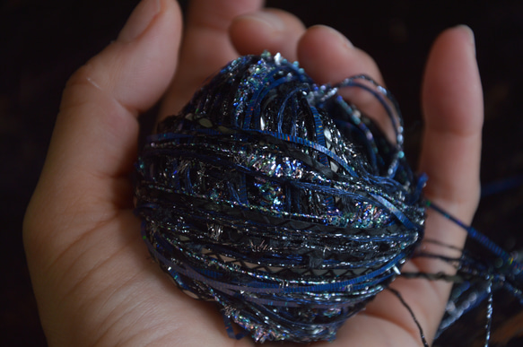 引き揃え糸　宇宙　nijiyarn 4枚目の画像