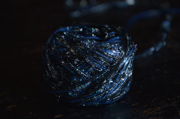 引き揃え糸　宇宙　nijiyarn 1枚目の画像