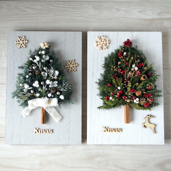 色が選べる 壁掛けクリスマスツリー 1枚目の画像
