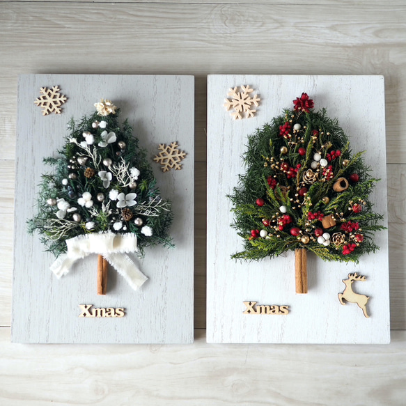 色が選べる 壁掛けクリスマスツリー 1枚目の画像