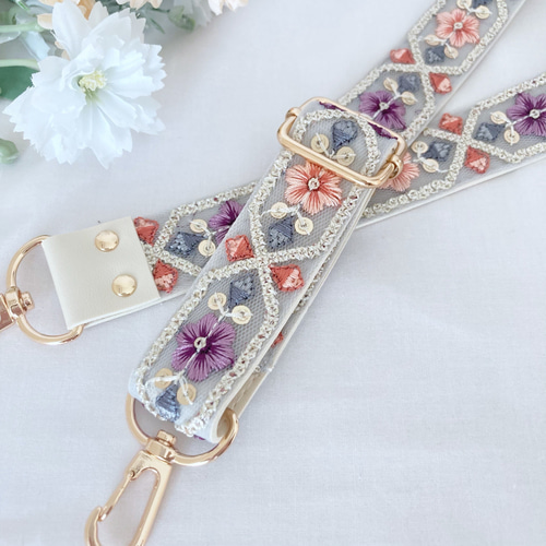 新色】宝石みたいなデザインが可愛い◇ スマホショルダーストラップ