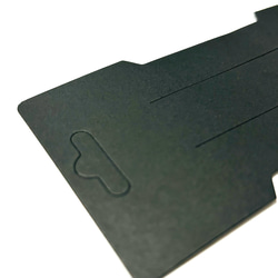 【30ｾｯﾄ】アクセサリー台紙（OPP袋付き）/ヘアピン・ヘアクリップ用　茶・クラフト/J-6-10 [送料無料] 3枚目の画像