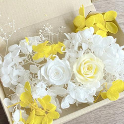 プリザーブドフラワー ティファニーブルーバラ 2輪＆ティファニー