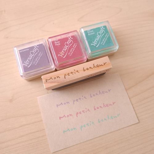 私の小さな幸せ】フランス語の素敵なフレーズ おしゃれ 文字 スタンプ