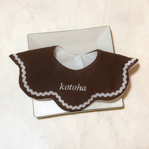 名入れ46色》namimoku bib ／ベビースタイ 360 もくもくスタイ