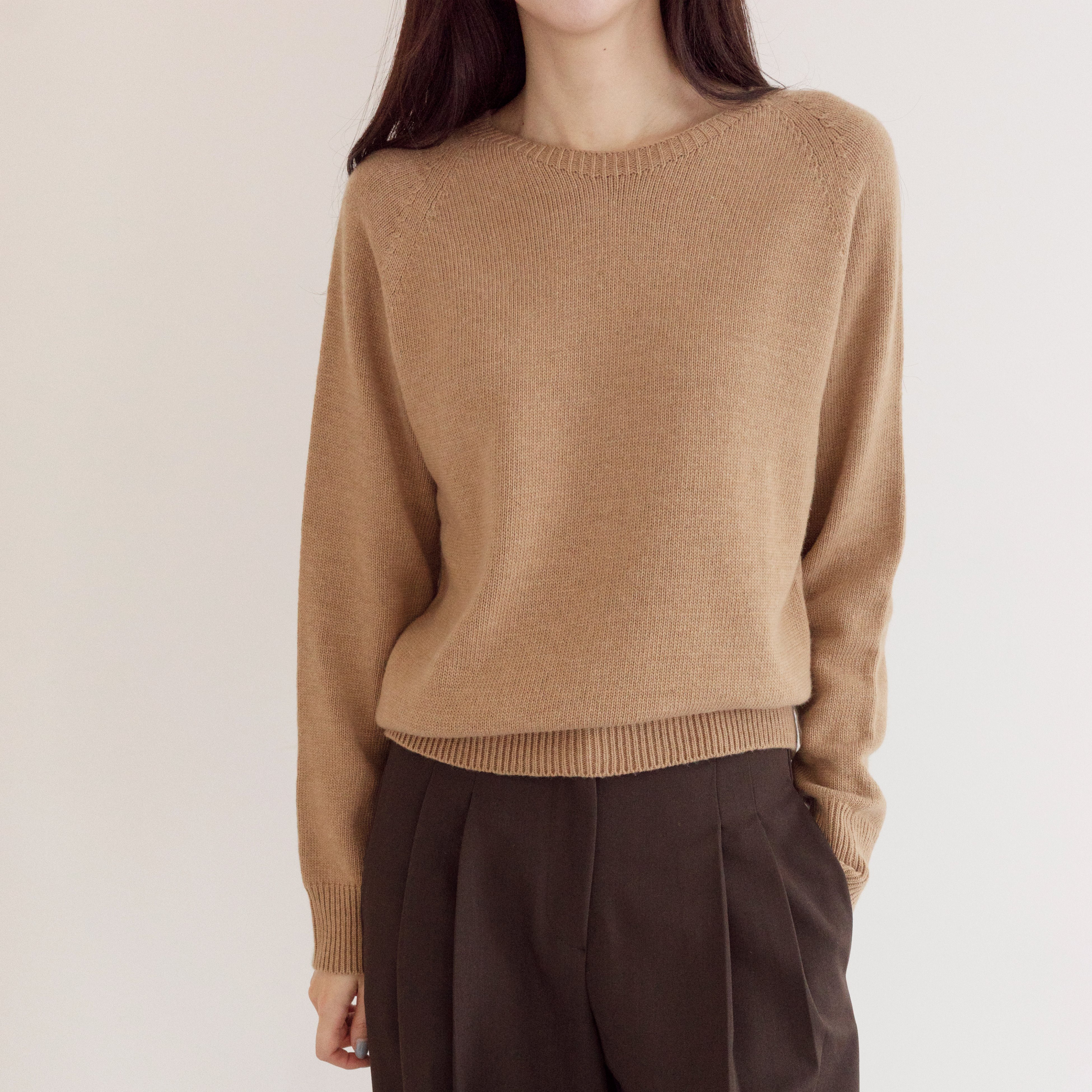 カシミア混 ニット レディース トップス 秋冬 新作 ホールガーメント無縫製シームレス/T132L001