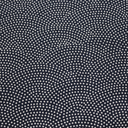 ◆半襟・半衿【鮫小紋】濃紺 2枚目の画像