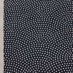 ◆半襟・半衿【鮫小紋】濃紺 3枚目の画像