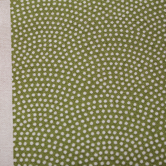 ◆半襟・半衿【鮫小紋】青丹 3枚目の画像