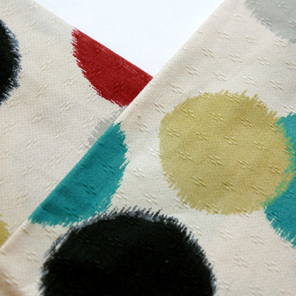 ◆半襟・半衿【銘仙水玉】 3枚目の画像