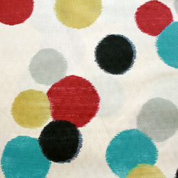 ◆半襟・半衿【銘仙水玉】 5枚目の画像