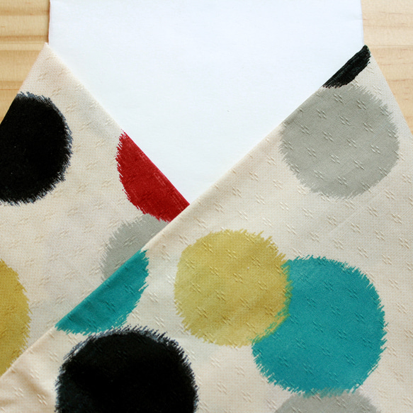 ◆半襟・半衿【銘仙水玉】 1枚目の画像