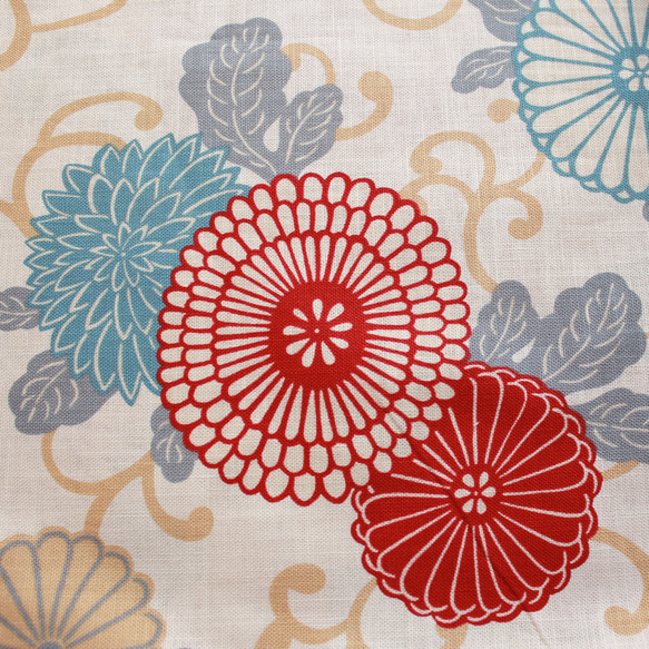 ◆半襟・半衿【菊唐草】 5枚目の画像