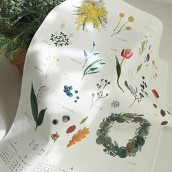 Blomary ファブリックカレンダー 2026 2枚目の画像