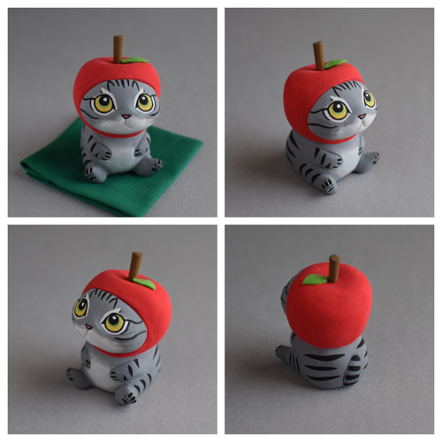 林檎猫 その他置物 城南窯 通販 19789857｜Creema(クリーマ)