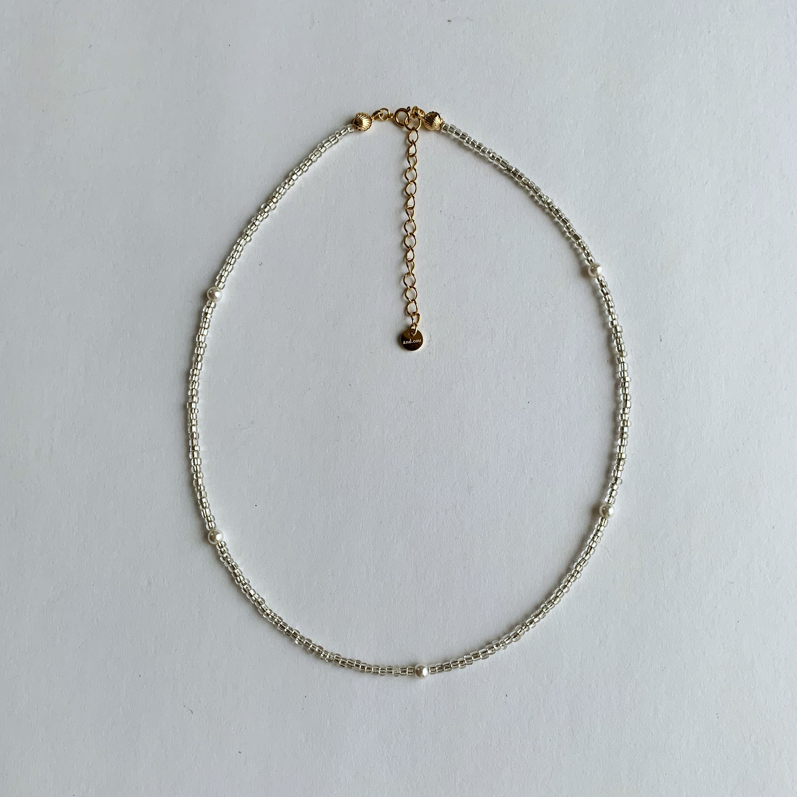 necklace ⁑ kurara/チェコヴィンテージビーズの首飾り アレルギー対応