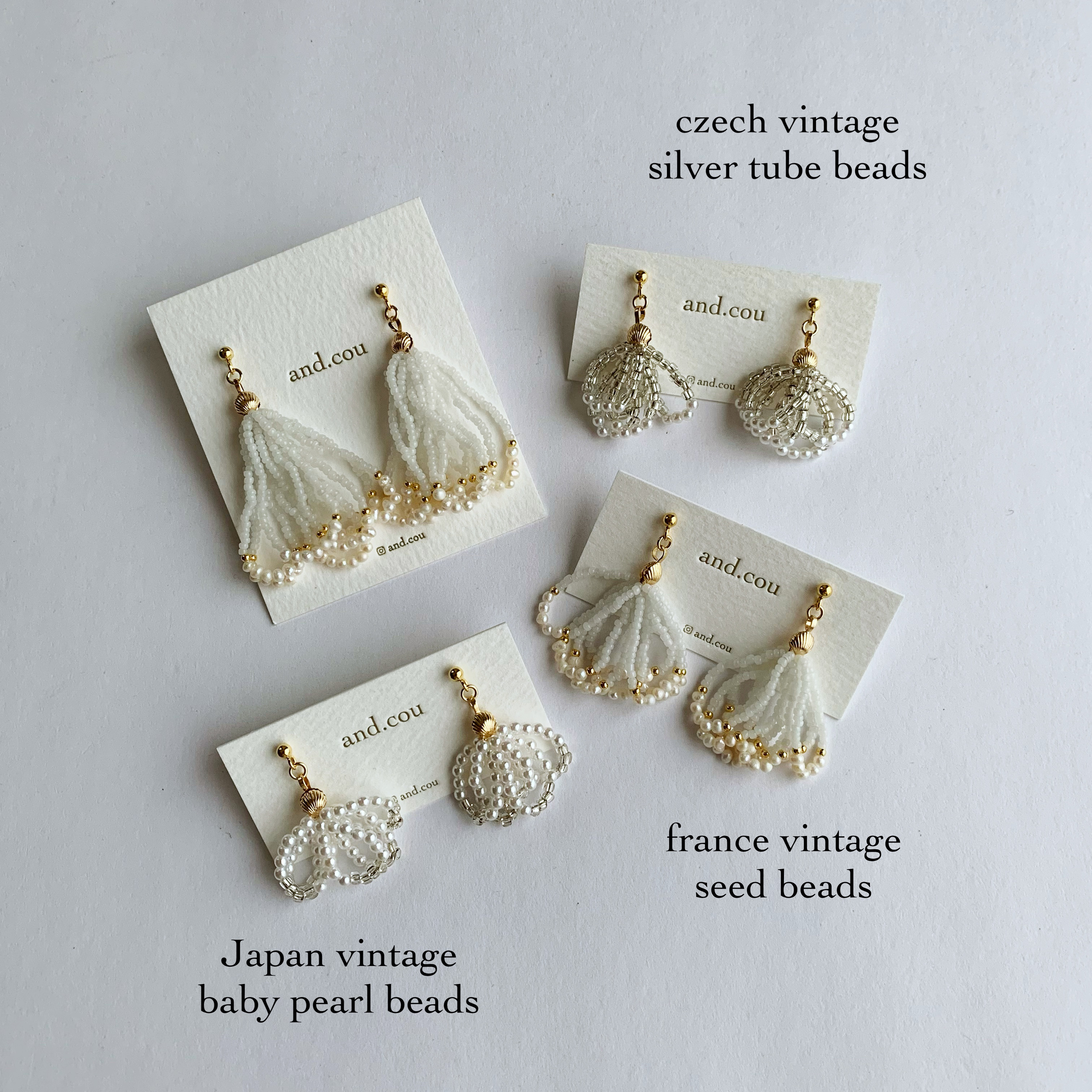 necklace ⁑ kurara/チェコヴィンテージビーズの首飾り アレルギー対応