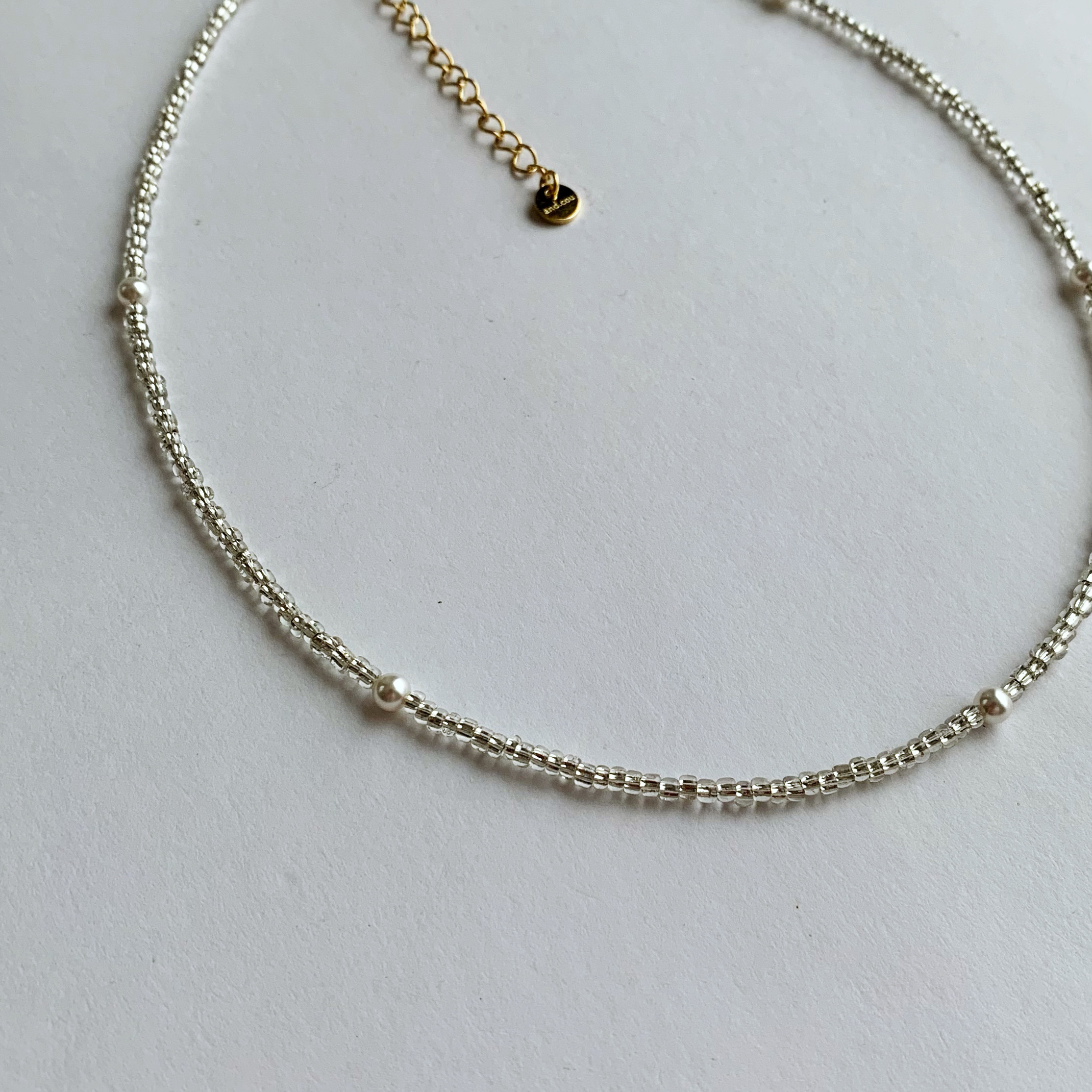 necklace ⁑ kurara/チェコヴィンテージビーズの首飾り アレルギー対応