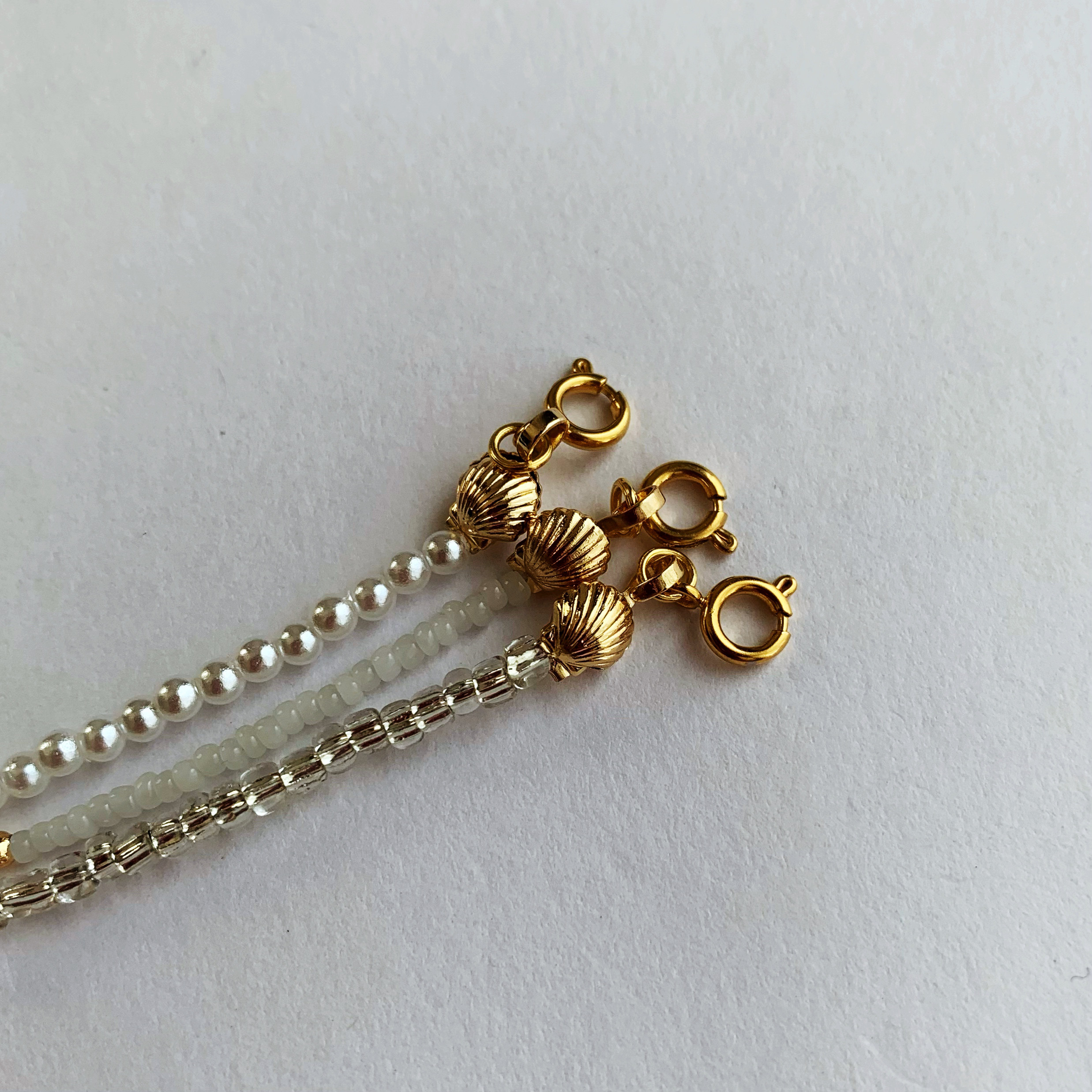 necklace ⁑ kurara/チェコヴィンテージビーズの首飾り アレルギー対応