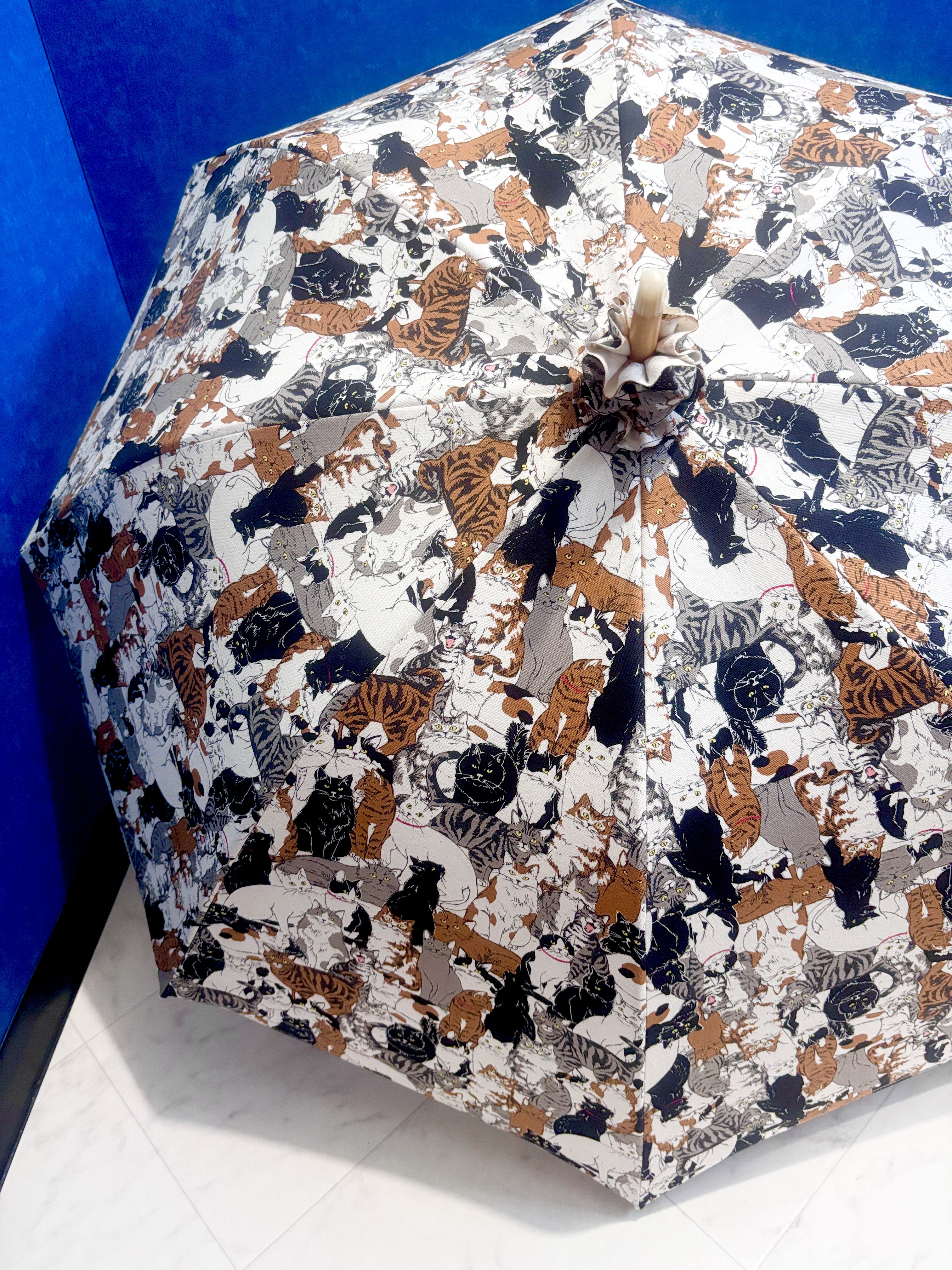 手作り日傘　魔法つかひか金の眼の ふかく息する恐ろしさ