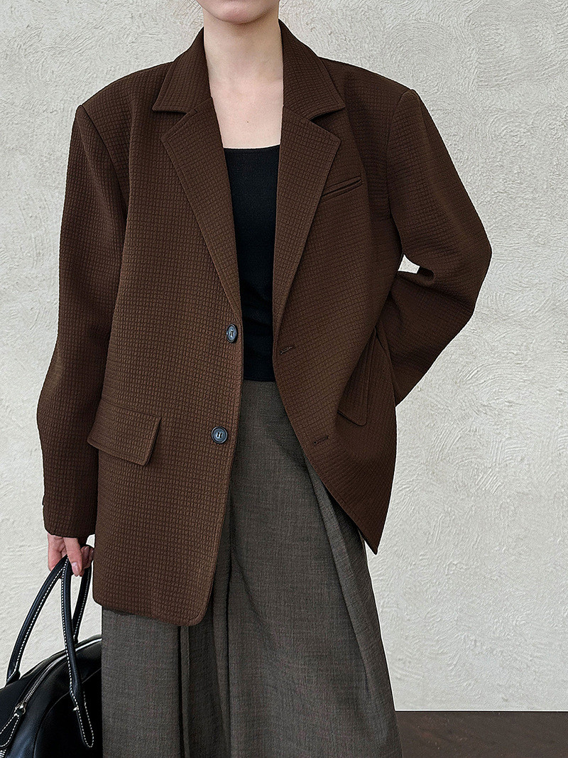 秋冬新作　レディースジャケット、通勤ジャケット、　オフィスジャケット　綿混　上着