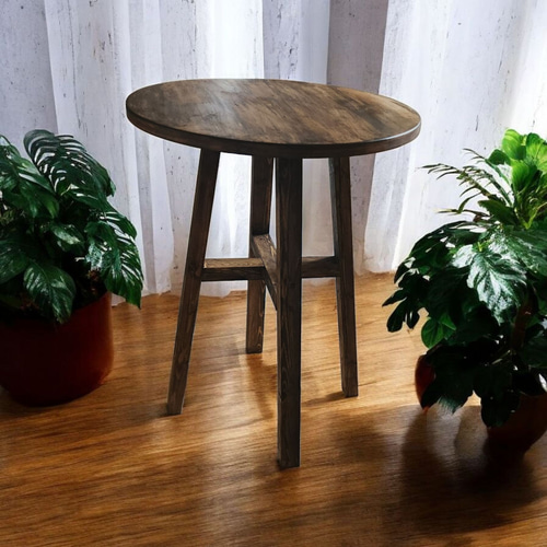 ダイニングテーブル に最適/ ヴィンテージ風 / 丸テーブル