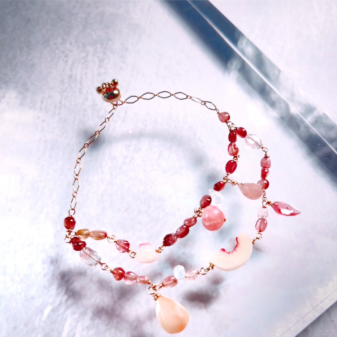 揺らめくピーチ（ブレスレット） 4,664円