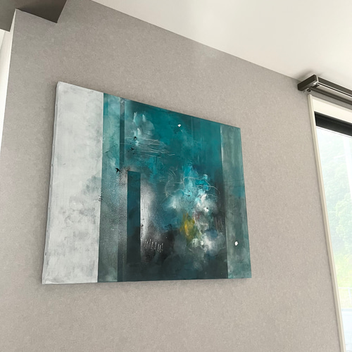 現代アート 80×65㎝ 大きめ モダン 絵画 原画 抽象画 アート