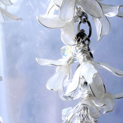 秋香る銀木犀　イヤリング/ピアス　ディップアート　ディップフラワー　 6枚目の画像