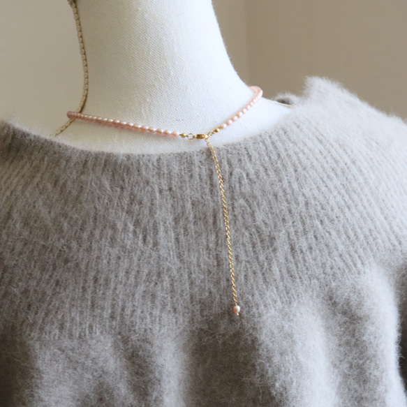 ピンクパール　ネックレス 9枚目の画像