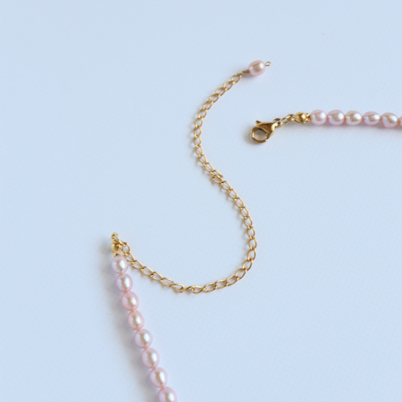 ピンクパール　ネックレス 2枚目の画像