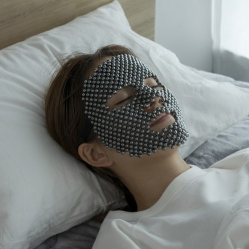 再販10]高純度テラヘルツ フェイスマスク鉱石ストーン バストアップ 眼