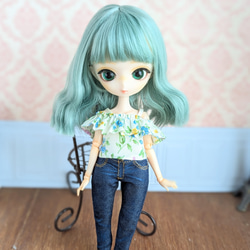 703.【ブライス ワンピース】花柄のクラシカルワンピース ※ 703