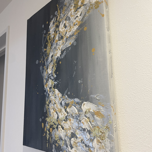 大きめ 絵画 インテリアアート テクスチャーアート 現代アート