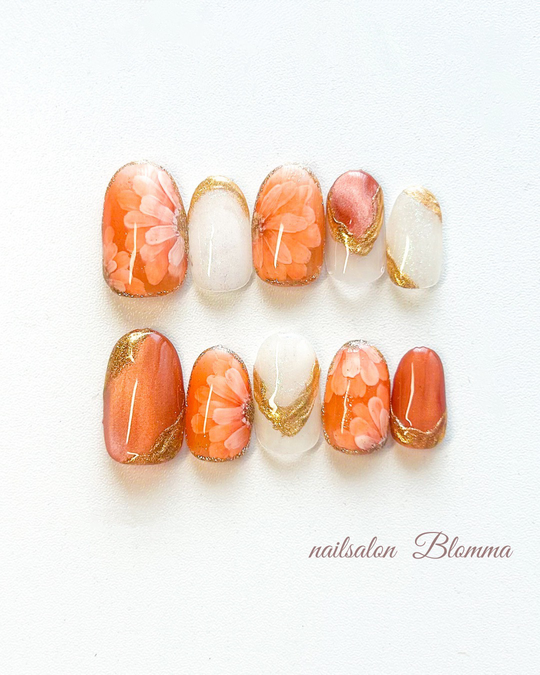 【オレンジガーベラ／vibrant bloom】