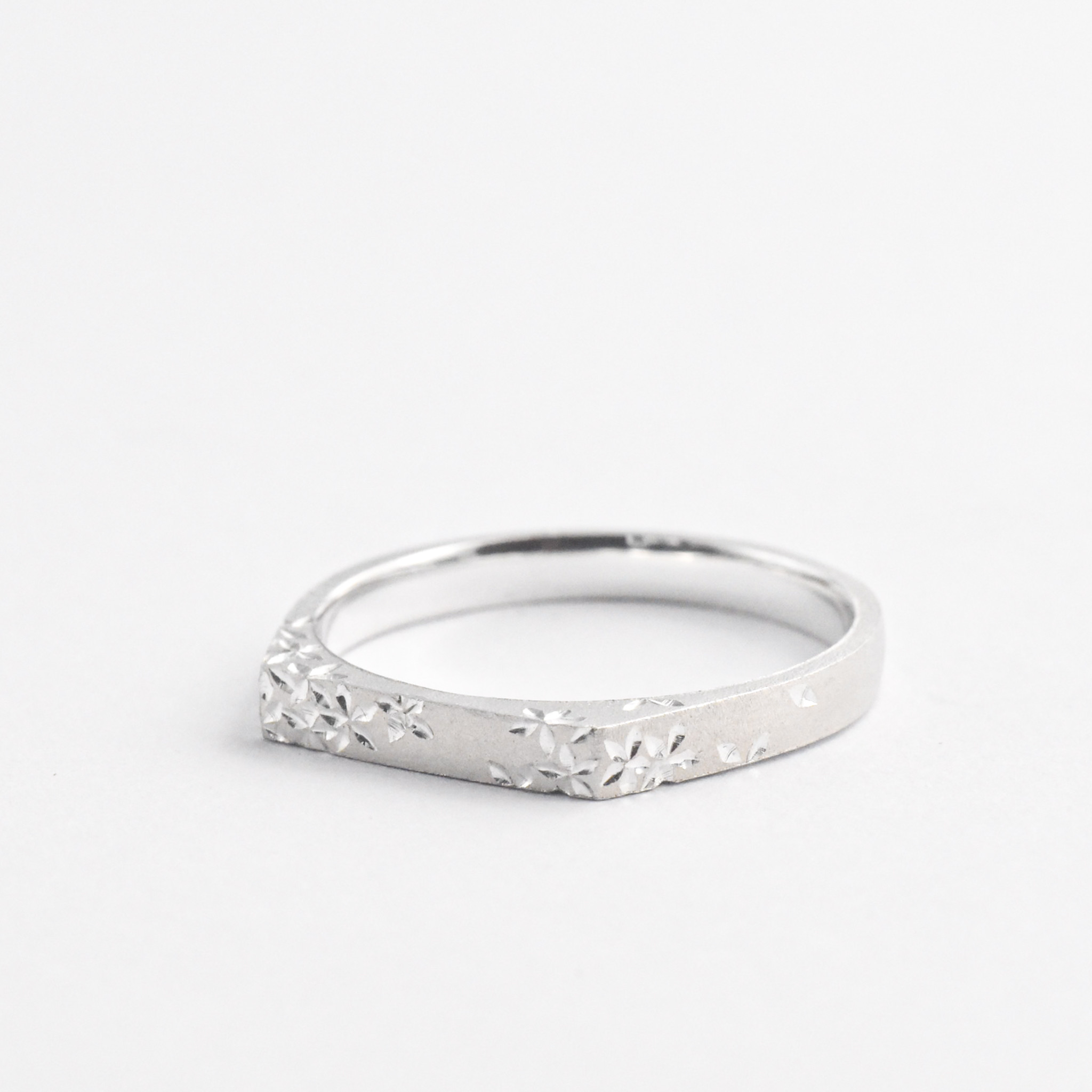 rectangleシグネットリング[fleur]