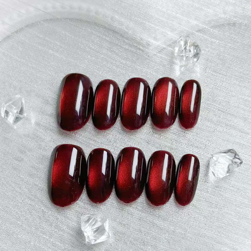 新春SALE】マグネットネイルチップ ショートオーバル ワンカラー